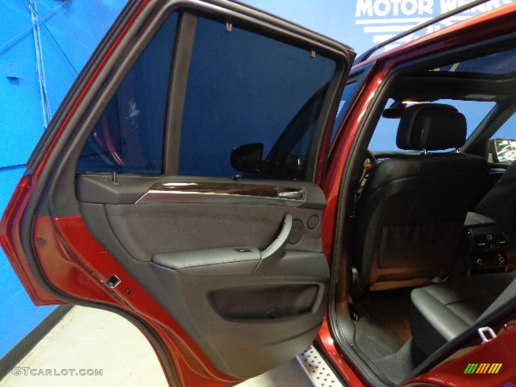 2012 X5 xDrive50i - Vermillion Red Metallic / Black photo #29