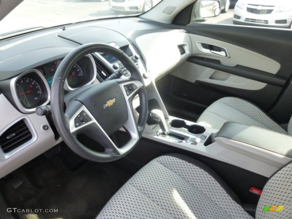 Light Titanium/Jet Black Interior 2011 Chevrolet Equinox LS AWD Photo #77702847