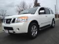 Blizzard White - Armada Platinum 4WD Photo No. 1
