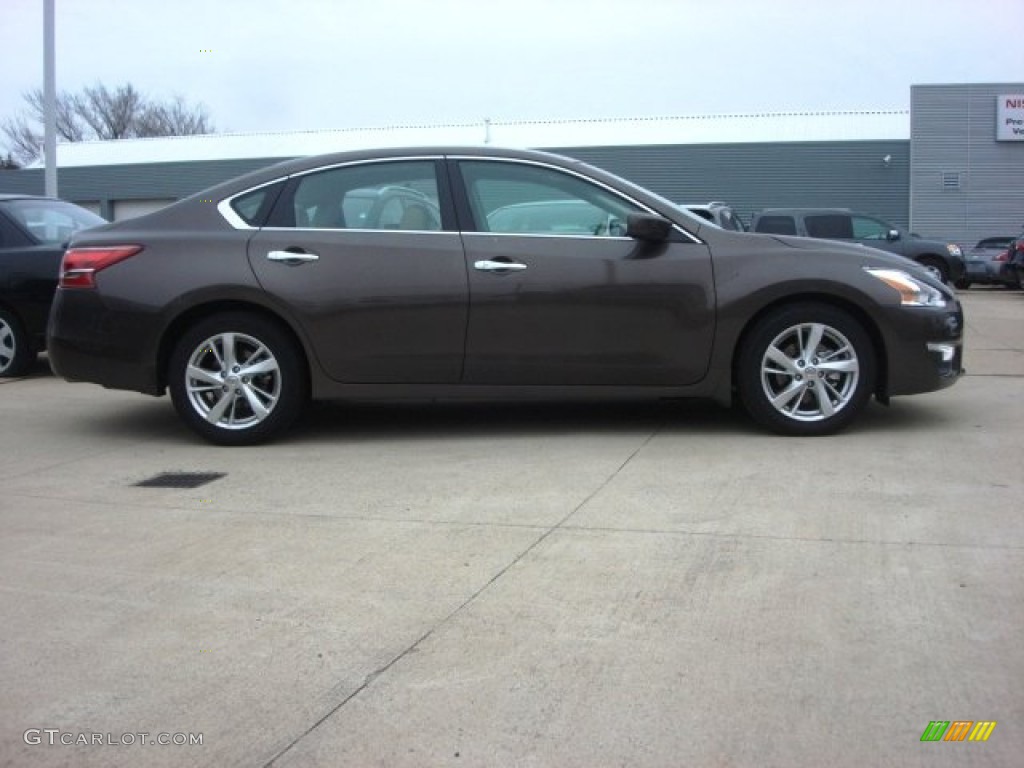 2013 Altima 3.5 SV - Java Metallic / Beige photo #4