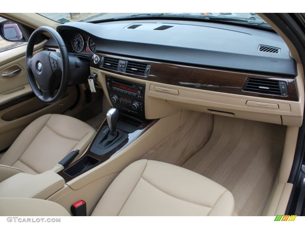 2011 BMW 3 Series 335i xDrive Sedan Beige Dashboard Photo #77704143