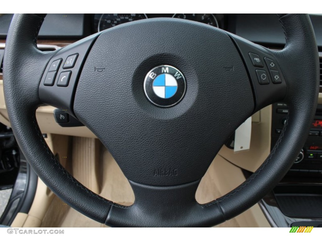2011 3 Series 335i xDrive Sedan - Jet Black / Beige photo #23