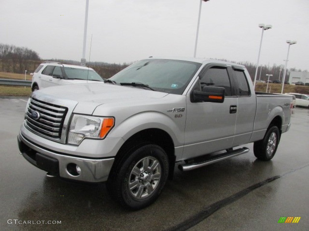 Ingot Silver Metallic 2011 Ford F150 XLT SuperCab 4x4 Exterior Photo #77704743