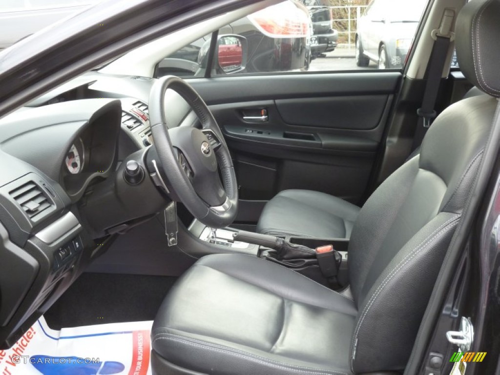 Black Interior 2012 Subaru Impreza 2.0i Sport Limited 5 Door Photo #77704863