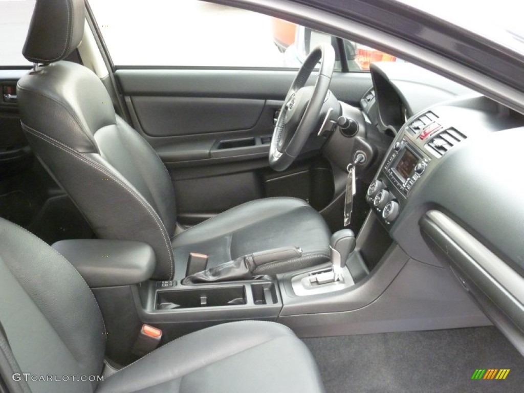 Black Interior 2012 Subaru Impreza 2.0i Sport Limited 5 Door Photo #77704903