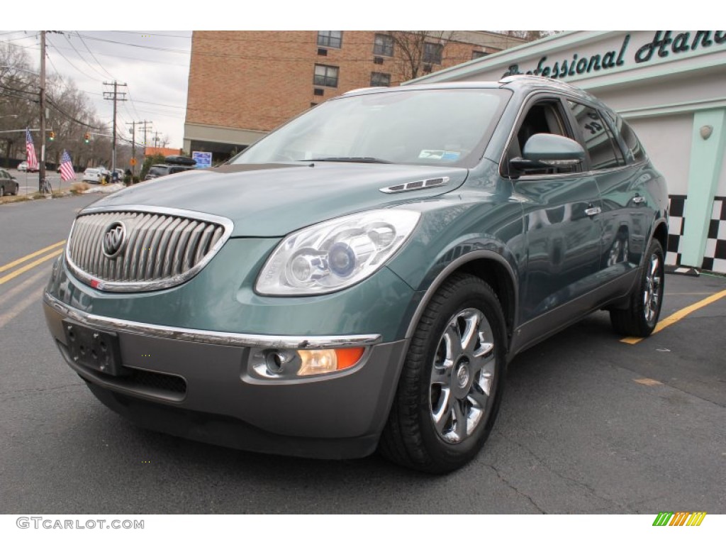 Silver Green Metallic Buick Enclave