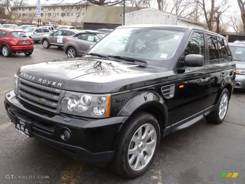 Santorini Black 2008 Land Rover Range Rover Sport HSE Exterior Photo #77705190