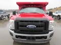 2011 Vermillion Red Ford F350 Super Duty XL Regular Cab 4x4 Chassis Dump Truck  photo #3