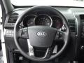 Black 2013 Kia Sorento LX Steering Wheel