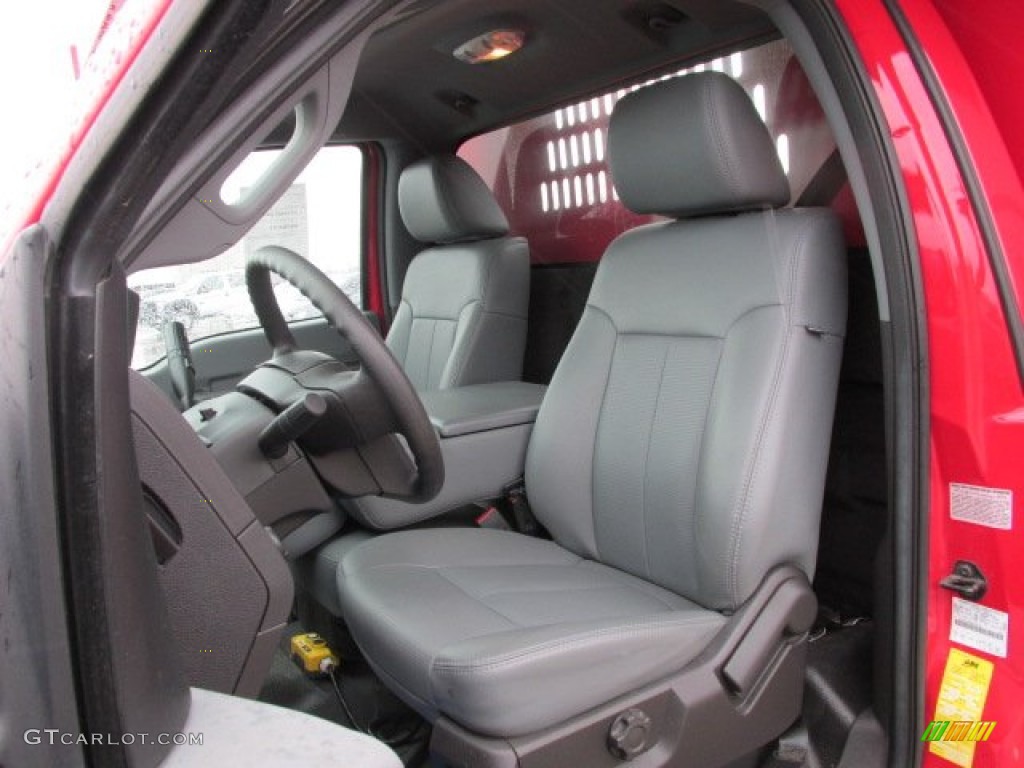 2011 Ford F350 Super Duty XL Regular Cab 4x4 Chassis Dump Truck Interior Color Photos