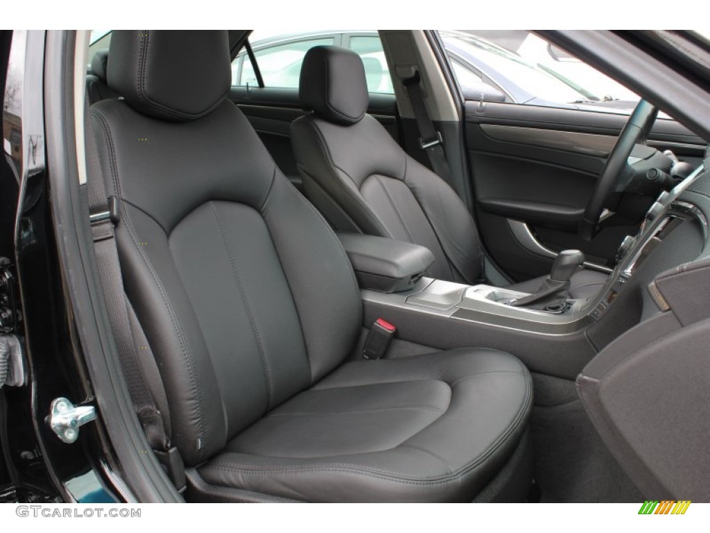 Ebony Interior 2011 Cadillac CTS 4 3.0 AWD Sedan Photo #77705882