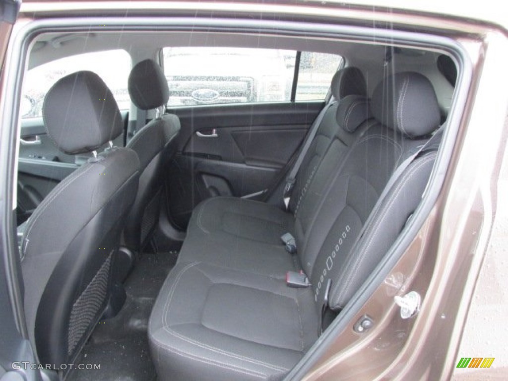 Black Interior 2011 Kia Sportage EX AWD Photo #77706054
