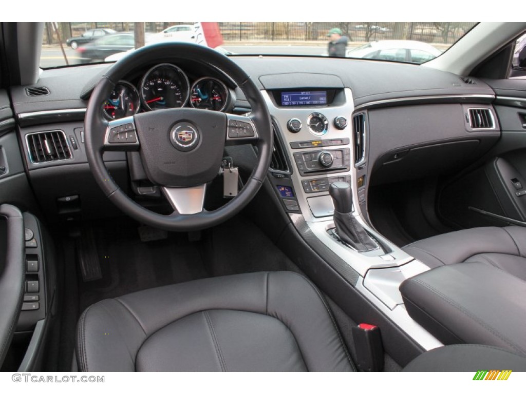 Ebony Interior 2011 Cadillac CTS 4 3.0 AWD Sedan Photo #77706229