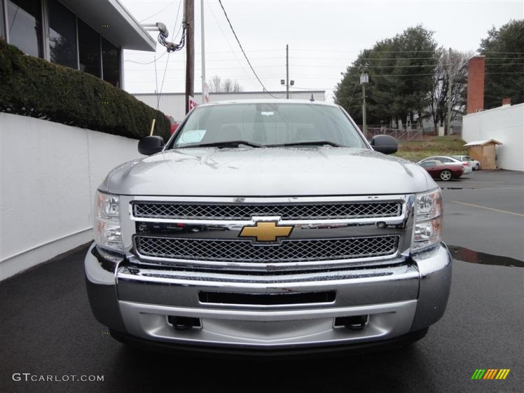 2013 Silverado 1500 LT Extended Cab 4x4 - Silver Ice Metallic / Light Titanium/Dark Titanium photo #2