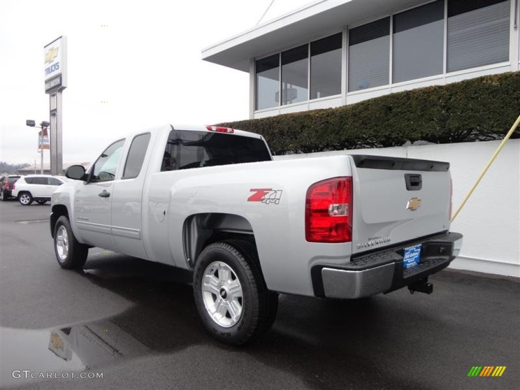 2013 Silverado 1500 LT Extended Cab 4x4 - Silver Ice Metallic / Light Titanium/Dark Titanium photo #5