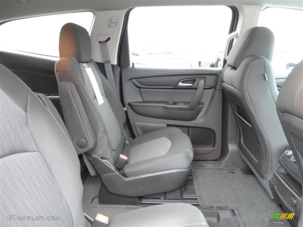 Ebony Interior 2013 Chevrolet Traverse LT Photo #77707047