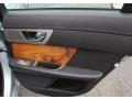 Warm Charcoal 2010 Jaguar XF Premium Sport Sedan Door Panel