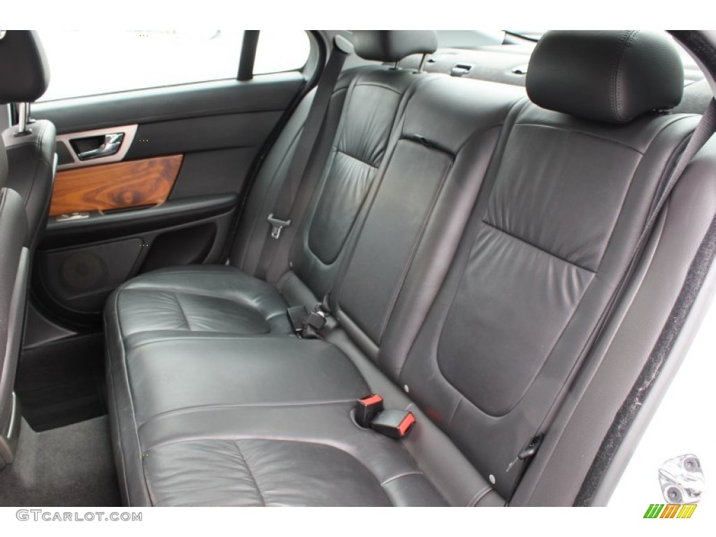 2010 Jaguar XF Premium Sport Sedan Rear Seat Photo #77707778