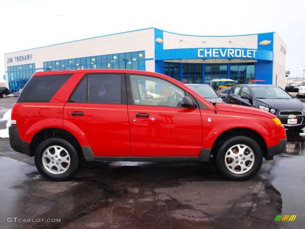 2003 VUE V6 AWD - Red / Light Tan photo #1