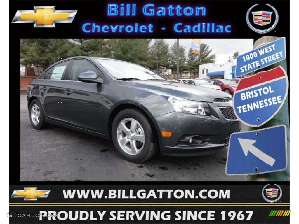 2013 Cruze LT - Cyber Gray Metallic / Medium Titanium photo #1