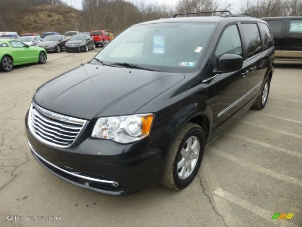 Dark Charcoal Pearl 2012 Chrysler Town & Country Touring Exterior Photo #77708994