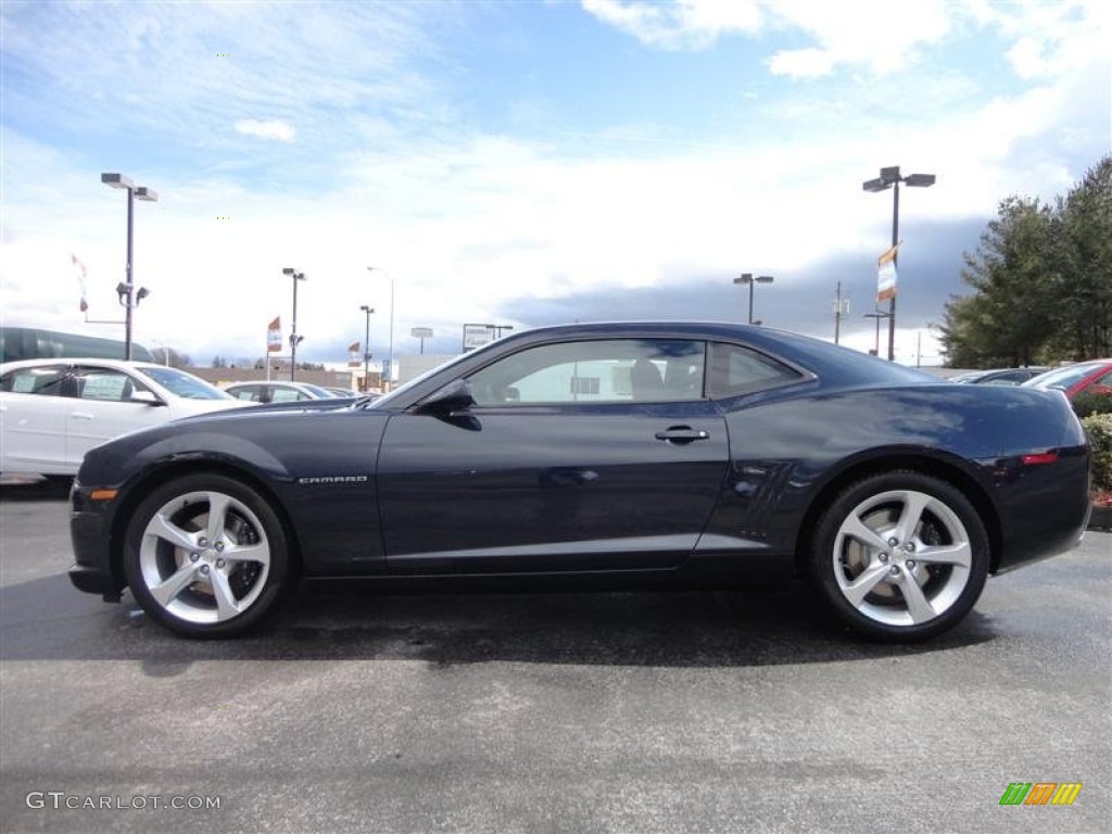 2013 Camaro SS Coupe - Blue Ray Metallic / Black photo #4