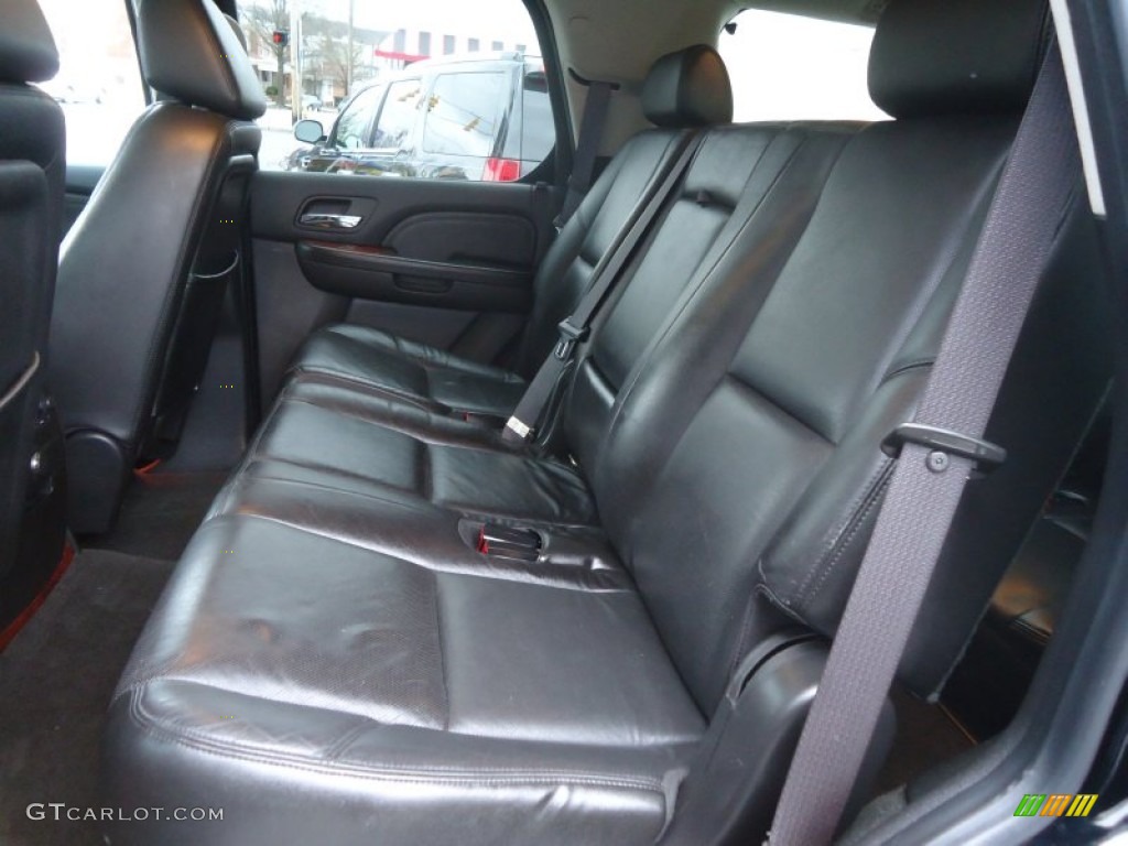 Ebony Interior 2008 Cadillac Escalade AWD Photo #77709020