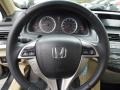 Ivory 2010 Honda Accord EX-L V6 Coupe Steering Wheel
