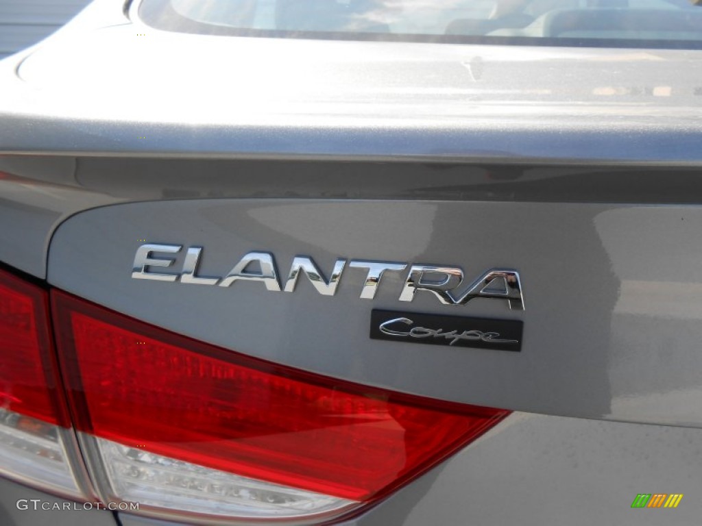 2013 Elantra Coupe SE - Titanium Gray Metallic / Gray photo #7