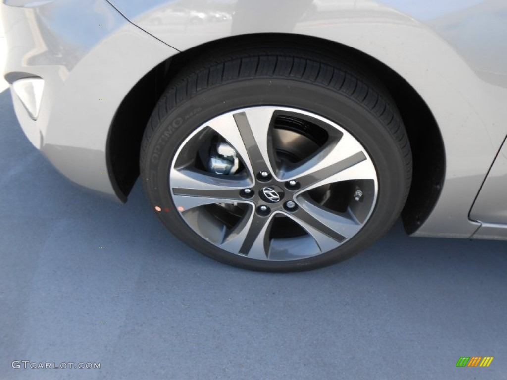 2013 Elantra Coupe SE - Titanium Gray Metallic / Gray photo #13