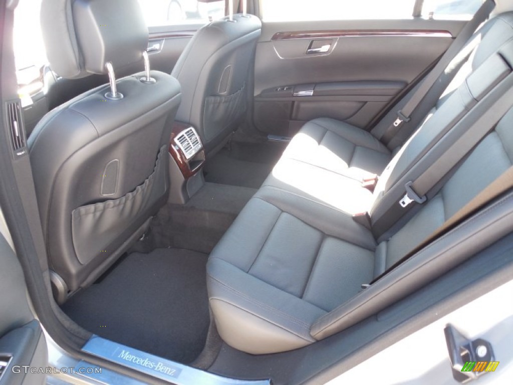 Black Interior 2013 Mercedes-Benz S 350 BlueTEC 4Matic Photo #77709885