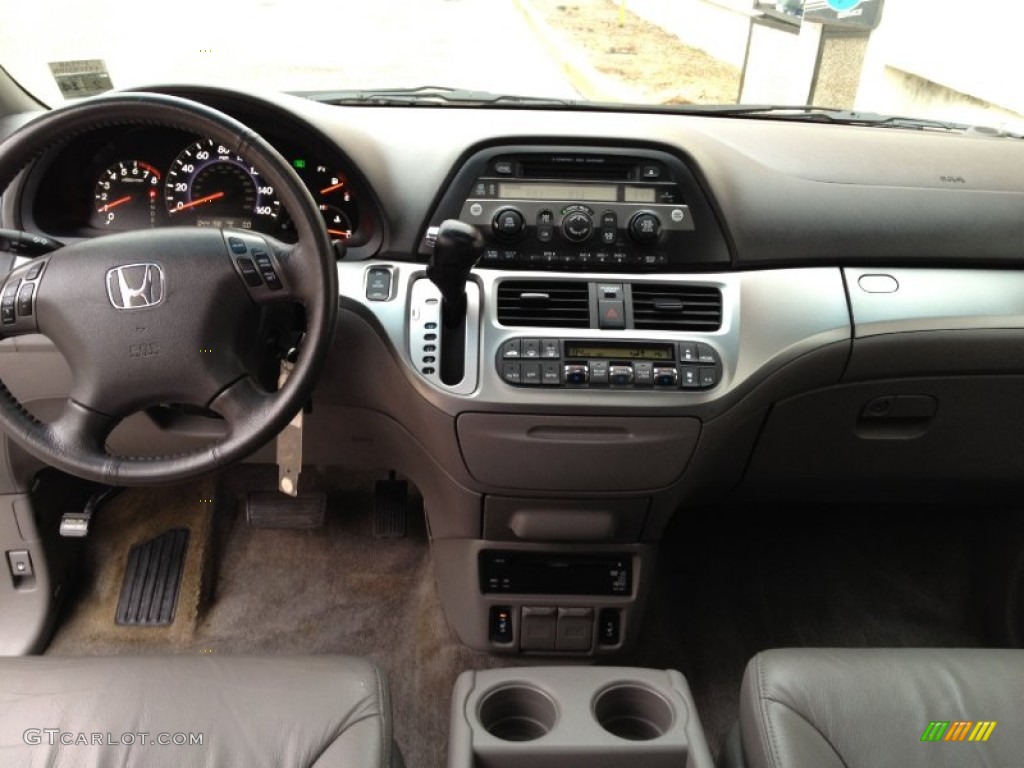 2010 Honda Odyssey EX-L Gray Dashboard Photo #77710135