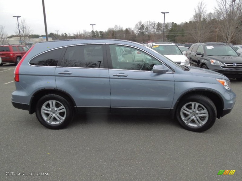 2011 CR-V EX-L - Glacier Blue Metallic / Gray photo #3