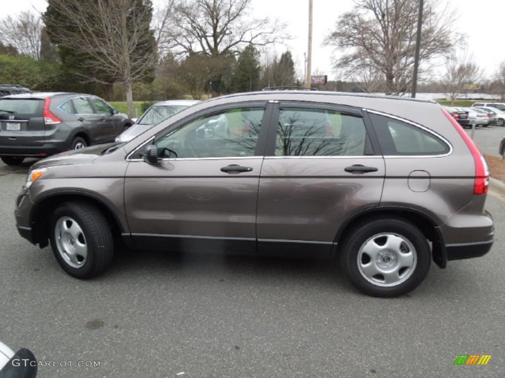 2011 CR-V LX 4WD - Urban Titanium Metallic / Ivory photo #2