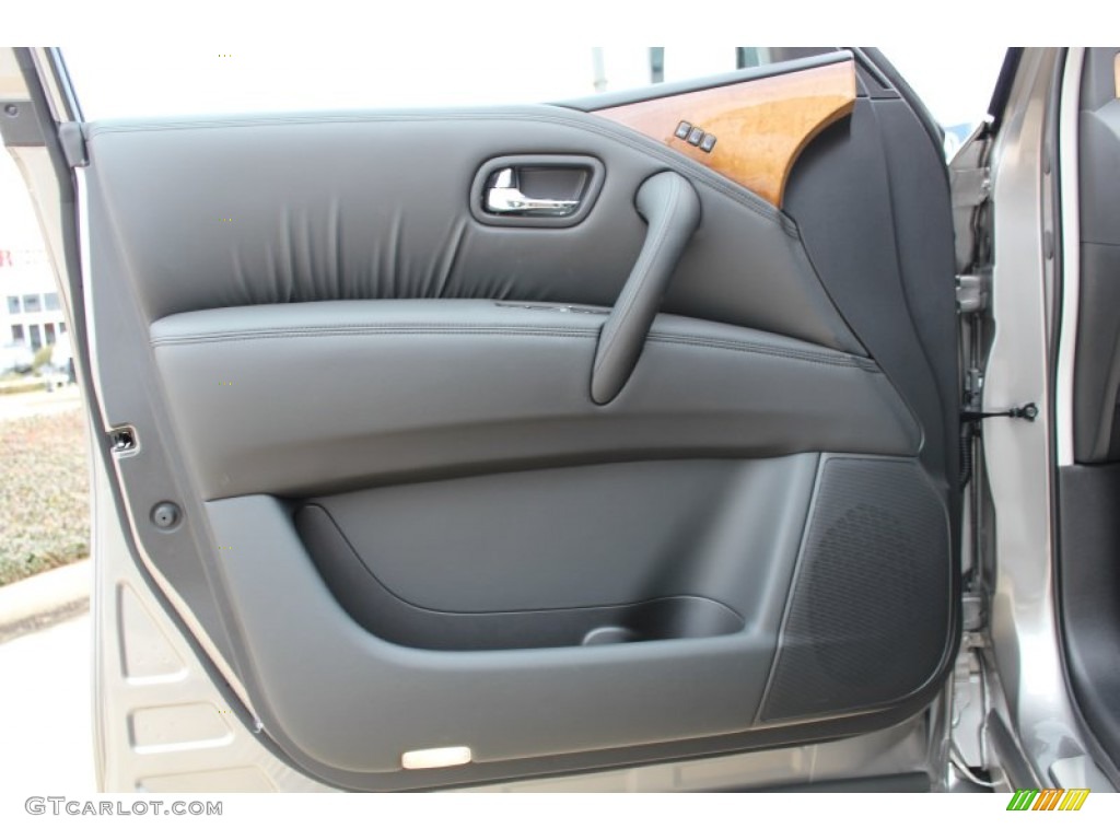 2013 Infiniti QX 56 Graphite Door Panel Photo #77712003