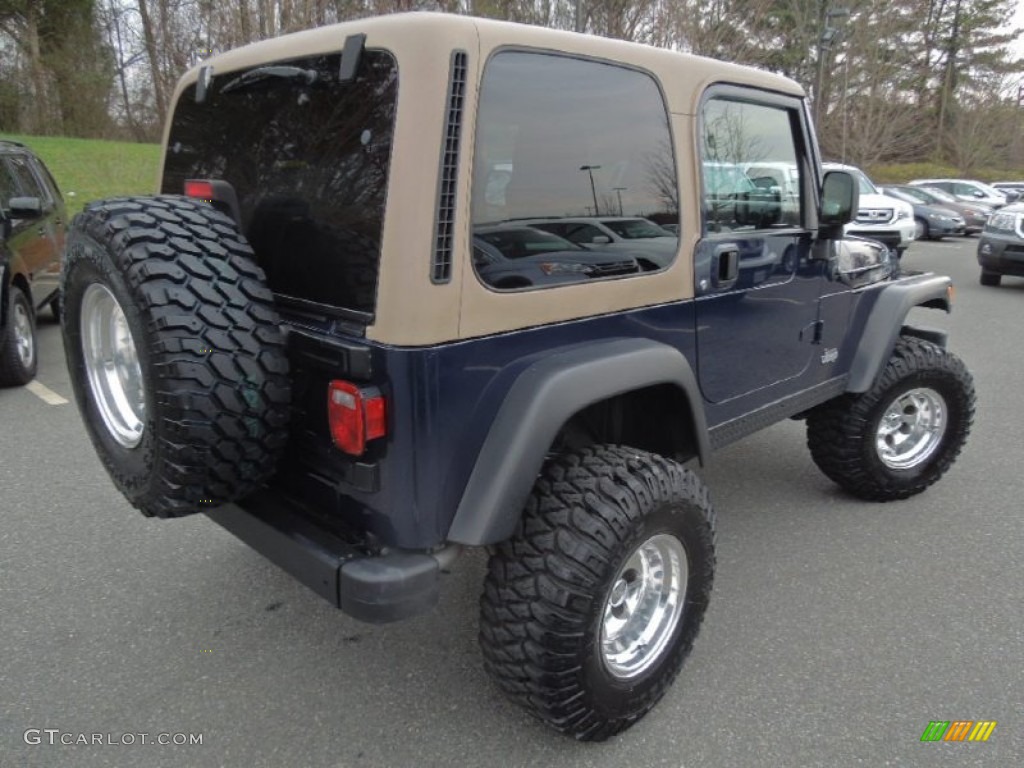 2006 Wrangler Rubicon 4x4 - Midnight Blue Pearl / Dark Slate Gray photo #4