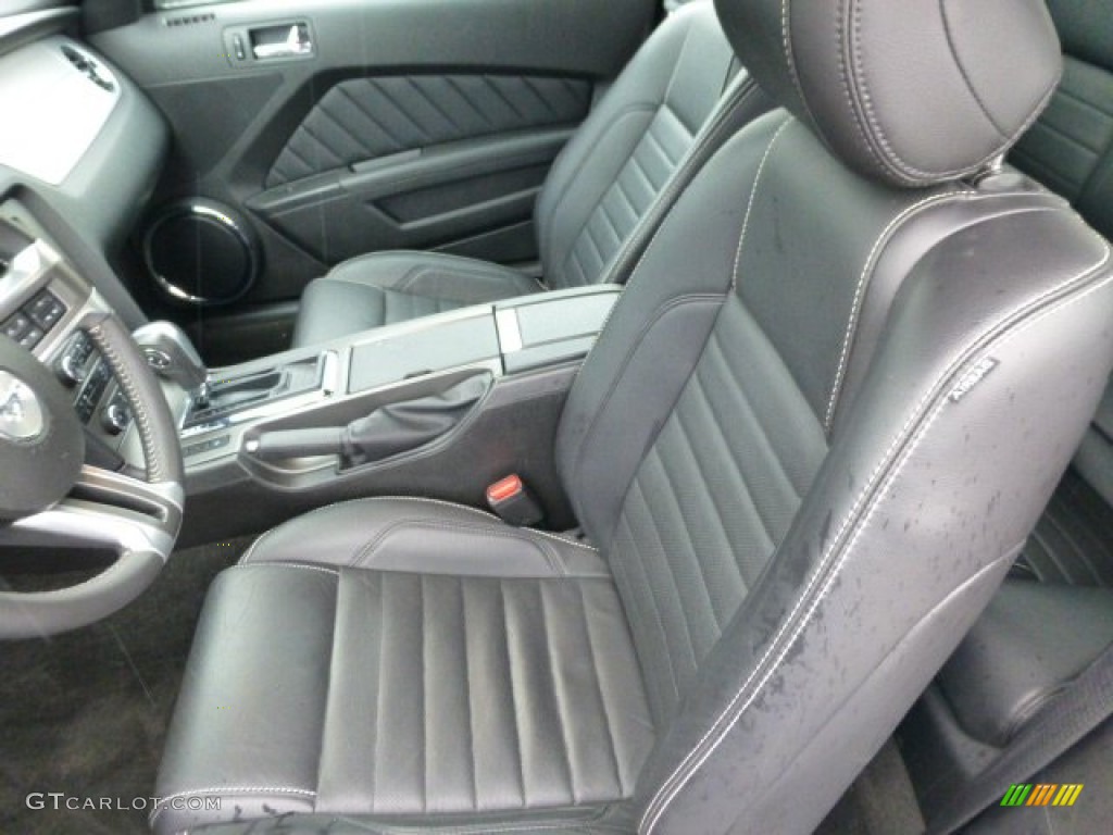 2013 Ford Mustang V6 Mustang Club of America Edition Convertible Front Seat Photo #77712444