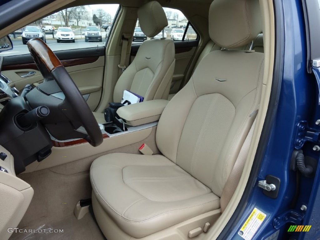 Cashmere/Cocoa Interior 2009 Cadillac CTS 4 AWD Sedan Photo #77712449