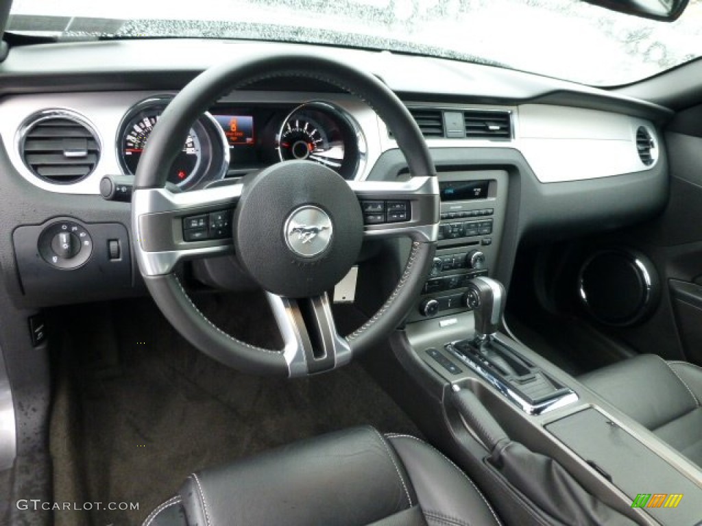 Charcoal Black Interior 2013 Ford Mustang V6 Mustang Club of America Edition Convertible Photo #77712486