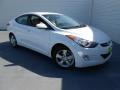 2013 Shimmering White Hyundai Elantra GLS  photo #2