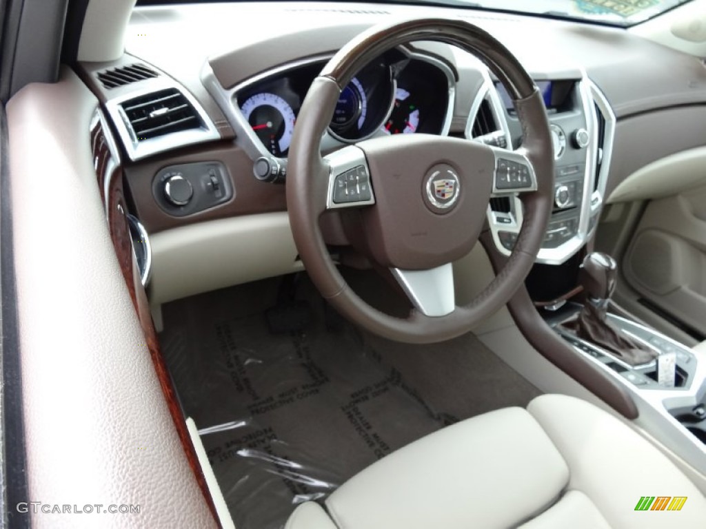 Shale/Brownstone Interior 2012 Cadillac SRX Luxury Photo #77713110