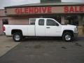 2007 Summit White Chevrolet Silverado 2500HD Work Truck Extended Cab 4x4  photo #10