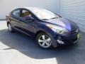 2013 Indigo Night Hyundai Elantra GLS  photo #1