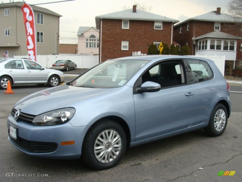 Shark Blue Metallic 2010 Volkswagen Golf 2 Door Exterior Photo #77713706
