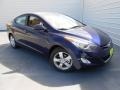 2013 Indigo Night Hyundai Elantra GLS  photo #2
