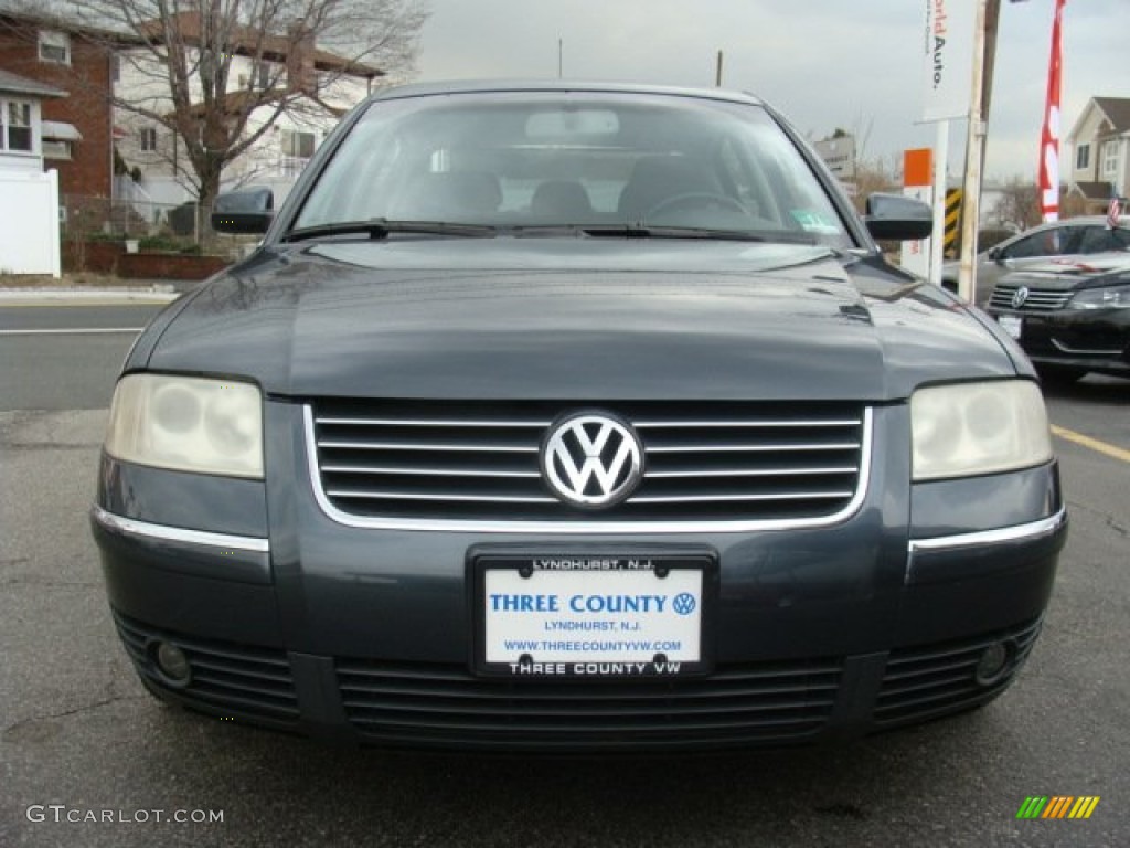 2004 Passat GLX Sedan - Shadow Blue Metallic / Grey photo #2