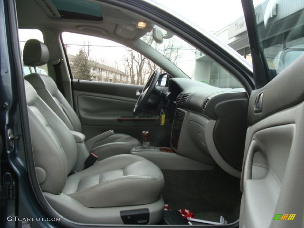 2004 Passat GLX Sedan - Shadow Blue Metallic / Grey photo #7