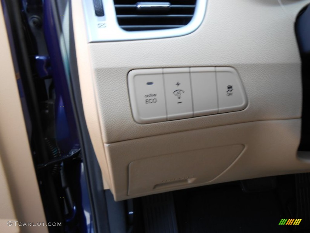 2013 Elantra GLS - Indigo Night / Beige photo #33