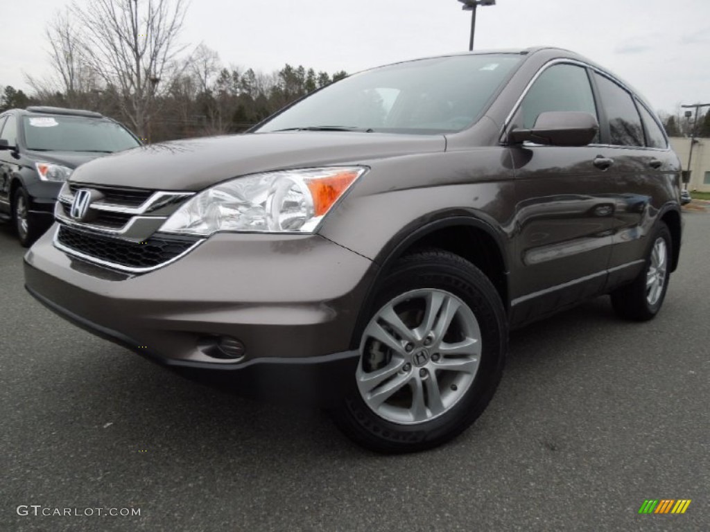 2010 CR-V EX-L AWD - Urban Titanium Metallic / Ivory photo #1