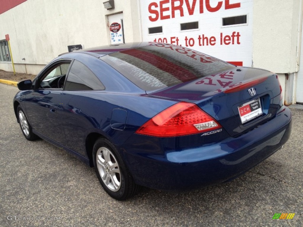 2006 Accord LX Coupe - Sapphire Blue Pearl / Ivory photo #4